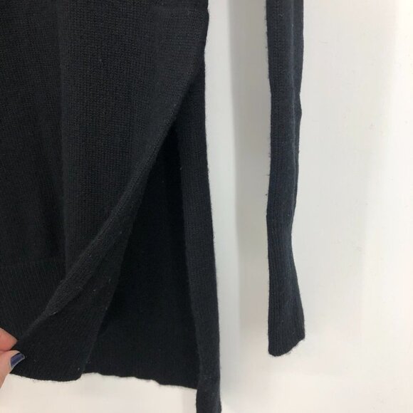 A.L.C. Black  Jonathan merino wool + cashmere ribbed hem tunic sweater XS - Picture 13 of 16